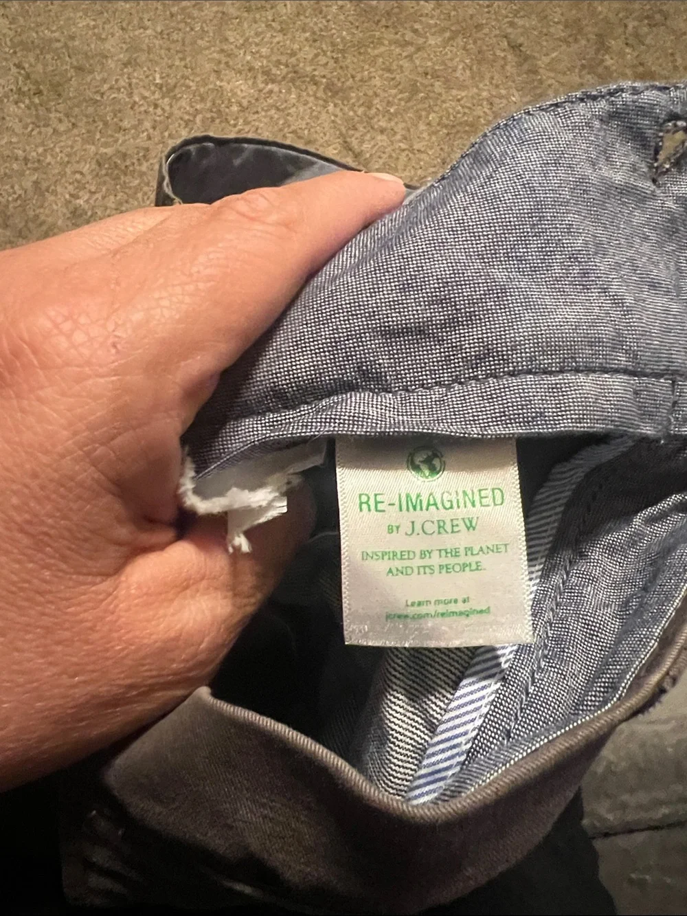 J. Crew flat front chino